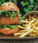 serowy burger